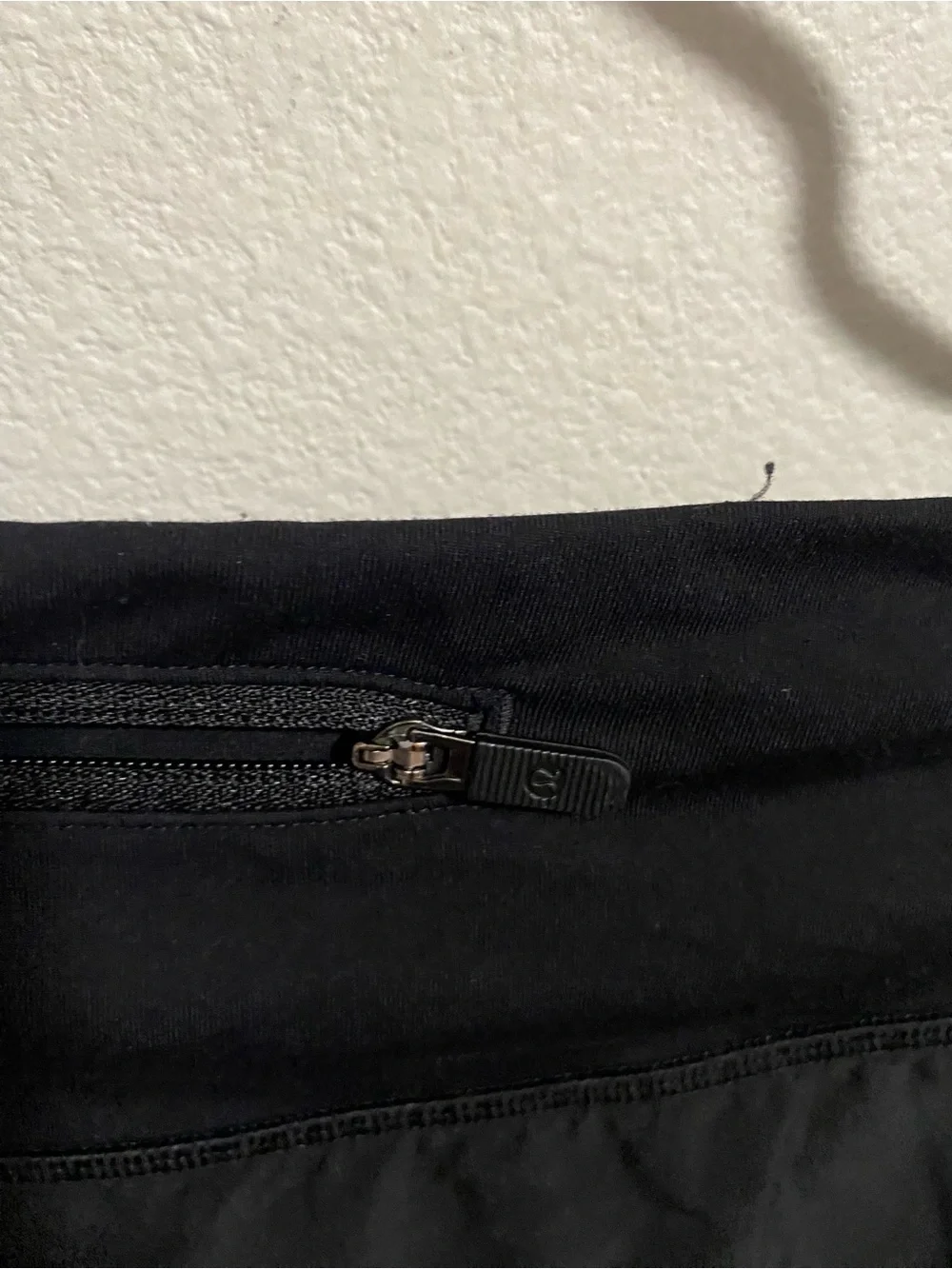 Lululemon Athletic Black Athletic Skort with Zip Pocket Detail With 6
